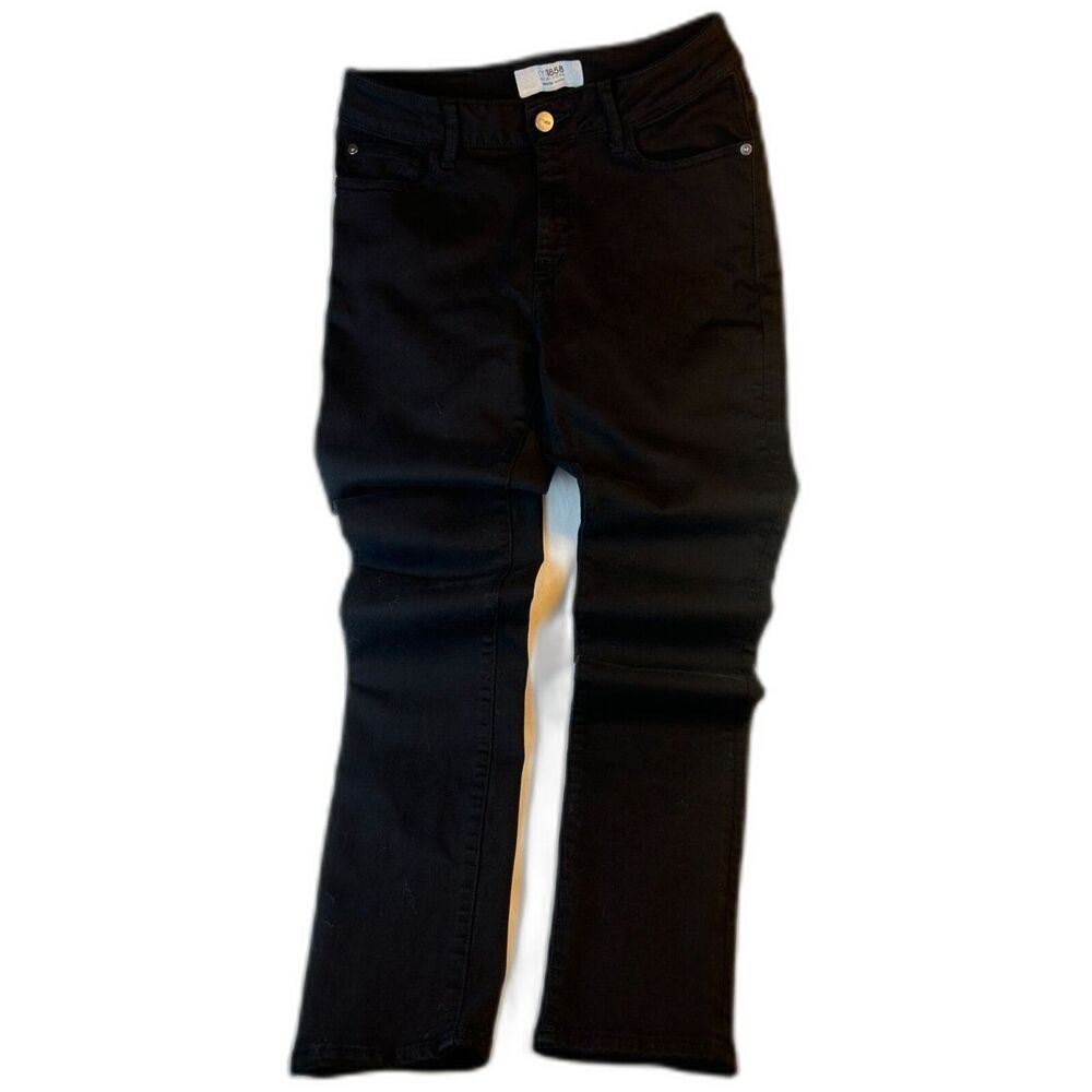 M1858 Jeans Wm's Sz 8/29 Black Kristen Skinny Jeans